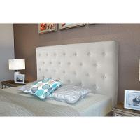 Cabeceira Cama Box Estofada Queen Hampton Suede Bege - Probel - 3