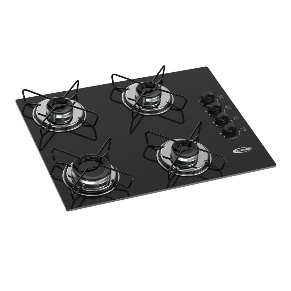 Cooktop 4 Bocas A Gás Clarice Preto – Bivolt - 2