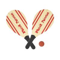 Raquete Frescobol Red Nose Com Bolinha - Bel Fix - 1
