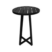 Mesa Bistrô Tulipa Para área Externa E área Gourmet Em Alumínio Preta-preta - Cor: Preto - 1