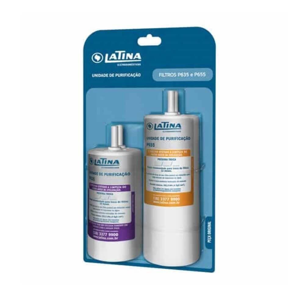 Kit 2 Unidades Refil Filtro P635 e P655 Original Latina - 3