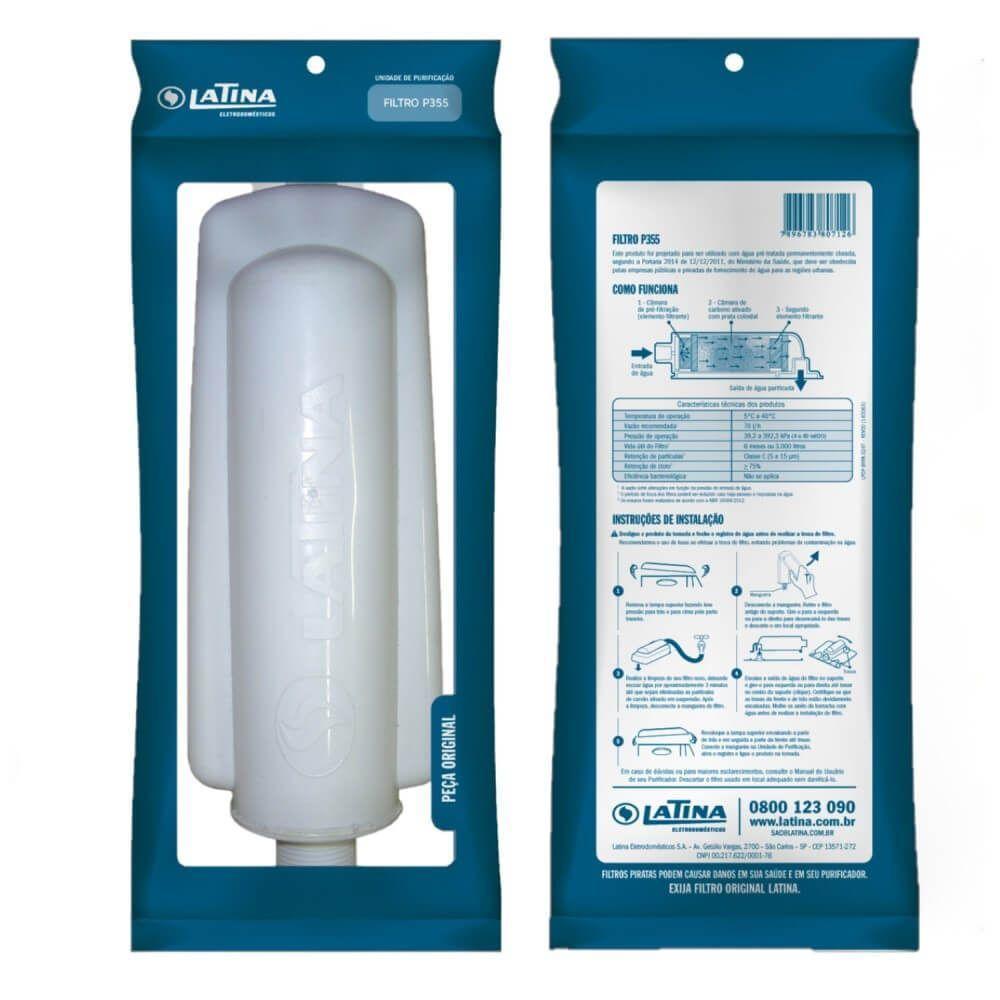 Kit 2 Unidades Refil Filtro P355 Original Latina - 2