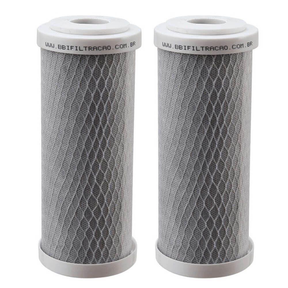 Kit 2 Unidades Refil Filtro Carbon Block BBI - 1