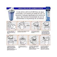 Elemento Filtrante 9.3/4" Ponto De Uso Carvão Ativo - Lorenzetti