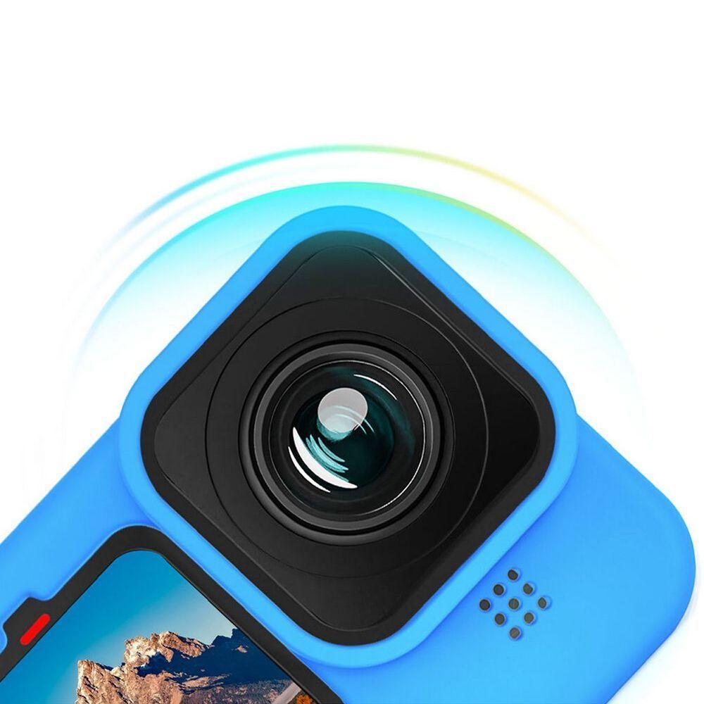 Capa de Silicone Azul + Cordão e Tampa GoPro 9/10/11 - Telesin - 3