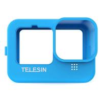 Capa de Silicone Azul + Cordão e Tampa GoPro 9/10/11 - Telesin - 6