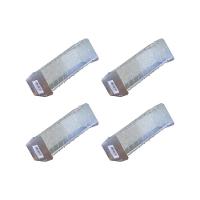 Kit Comedouro Para Aves Com 4 Peças Galvanizado 30 Cm - Cor: Branco - 1