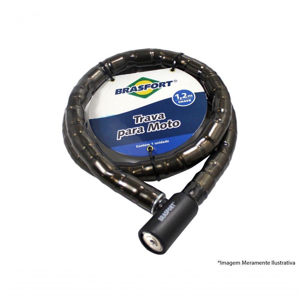 Cadeado Para Moto Com Chave 22Mm X 1,2M - 1