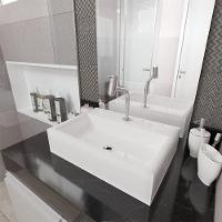 Cuba Pia Banheiro Suprema Com Torneira Dl05 E Valvula Abs Branco Branco - 1