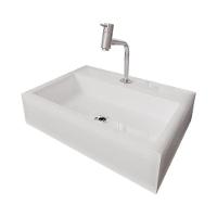 Cuba Pia Banheiro Suprema Com Torneira Dl05 E Valvula Abs Branco Branco - 5