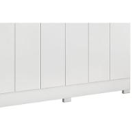 Guarda Roupa Casal 6 Portas e 3 Gavetas Prático Branco - Demóbile - 6