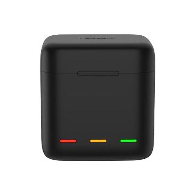 Carregador Triplo Preto para GoPro 9, 10 e 11 Black - Telesin