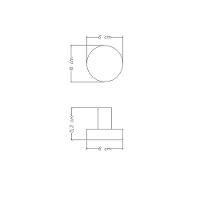 Cabide Gancho Tramontina Em Madeira Maciça Com Acabamento Em Pintura Branca 60 Mm Tramontina - 5