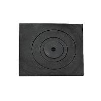 Chapa Redução Extra Em Ferro Fogão A Lenha 1 Furo 54X50Cm. - 2