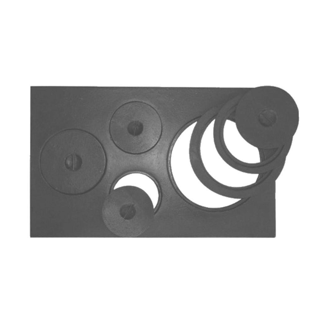 Chapa Redução Paraná Multiuso Ferro Fundido 4 Furos 69X49Cm - 1
