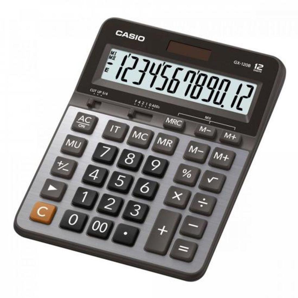 Calculadora De Mesa 12 Digitos Gx-120b Prata Casio - 1