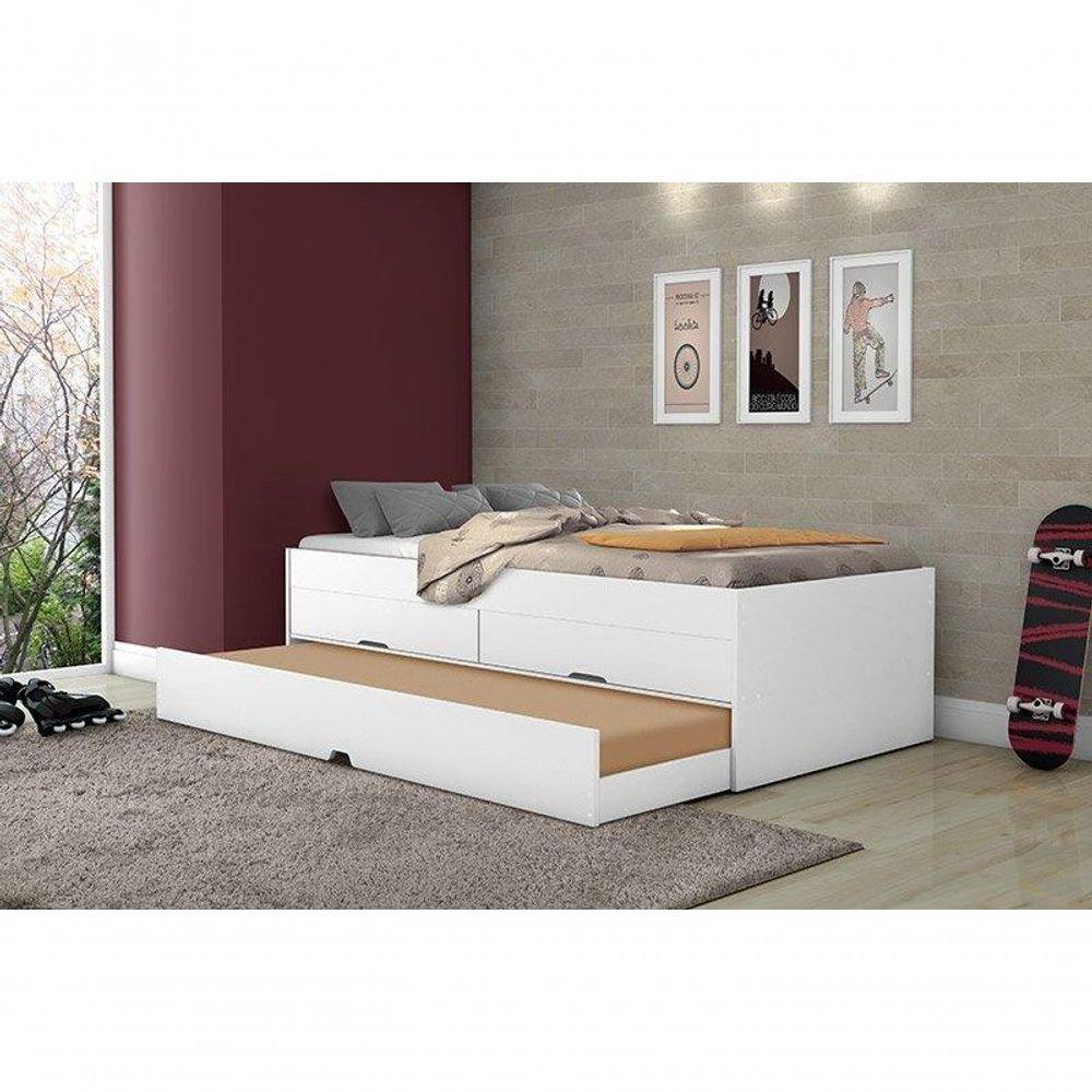 Bicama Bari Branco Com Colchões - Gabrielli - 2