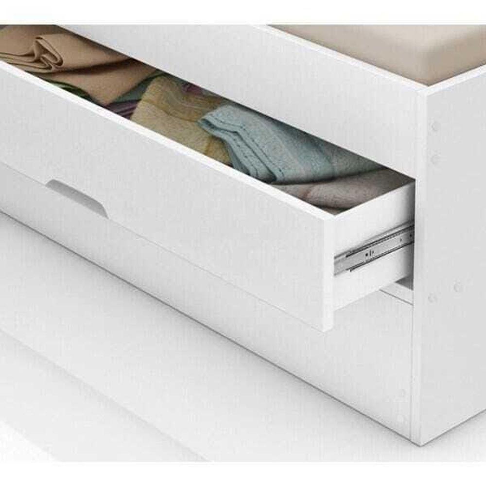 Bicama Bari Branco Com Colchões - Gabrielli - 5