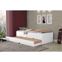 Bicama Bari Branco Com Colchões - Gabrielli - 2