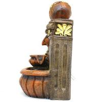 Fonte Água Decorativa Resina Cascata Iluminação Led Bivolt - 6