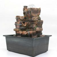 Fonte Água Decorativa Resina Cascata Iluminação Led Bivolt - 10