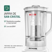 Liquidificador Mondial Turbo Black L-1200-wi Liquidificador L-1200-wi 220v/60hz - 7