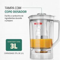 Liquidificador Mondial Turbo Black L-1200-wi Liquidificador L-1200-wi 220v/60hz - 8