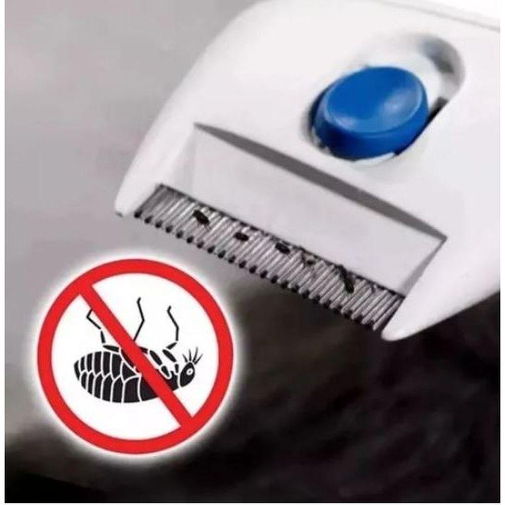 Pente Mata Pulgas Carrapatos Para Cachorro Eletrico Remove Pelos Caes Pet Gatos - 1