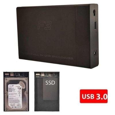 Gaveta Externa Usb 3 0 Hd 3 5 2 5 Cs 3 2em1 F3 Preto