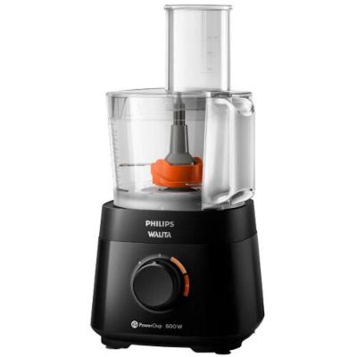 Multiprocessador Philips Walita Powerchop RI7300-92 600W 2 Velocidades Preto 220V
