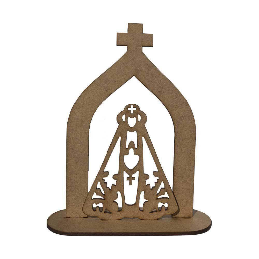 Capelinha Oratório Santa Nossa Senhora Aparecida Mdf Drossi - 3