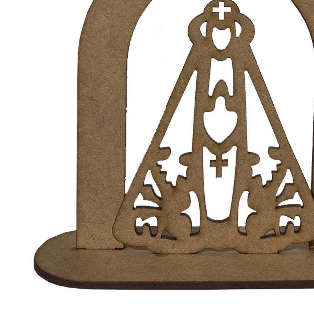 Capelinha Oratório Santa Nossa Senhora Aparecida Mdf Drossi - 6