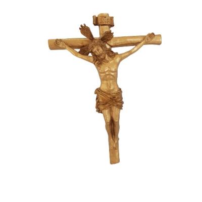 Crucifixo Jesus Na Cruz Resina Extra