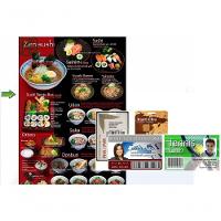 Placas 150 Unidades De Pvc Para Crachá, Cartão E Cardapio - 1