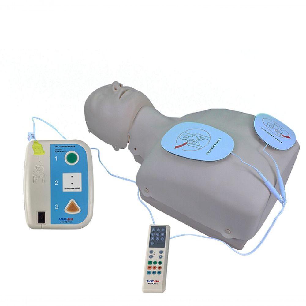 Torso De Rcp Com Simulador Dea Para Treinamento - 9