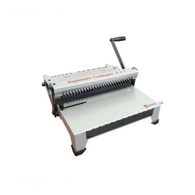 Encadernadora Conjugada De Duplo Anel (Wire-O) Lassane 2X1