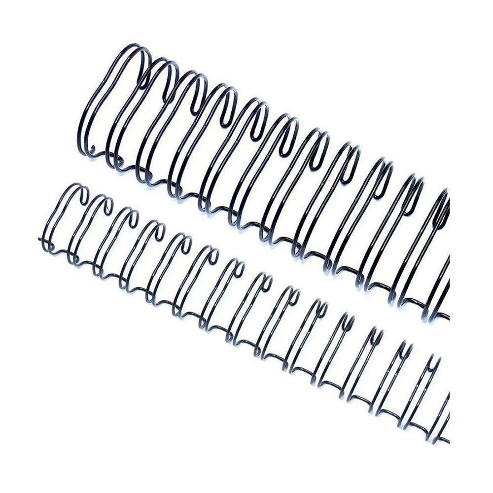 Wire-o Garra Duplo 1/2 100 Folhas A4 3x1 Preto 100 Unidades - 1