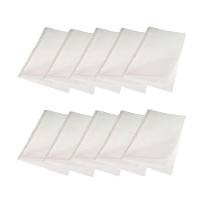 Kit 50 Capas De Encadernação Térmica Até 10 Folhas A4 Branca