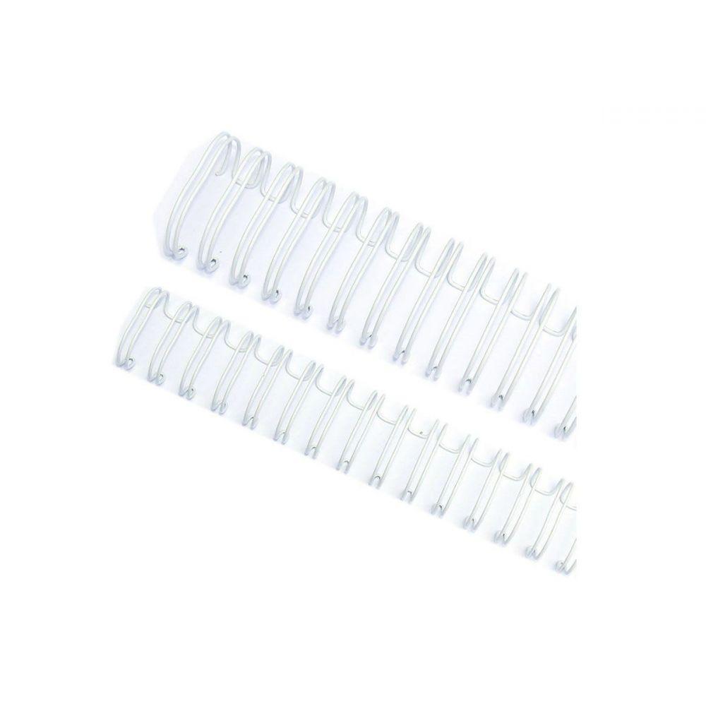Wire-o Garra Duplo 1 1/8 250F Carta 2x1 Branco 25 Unidades - 4