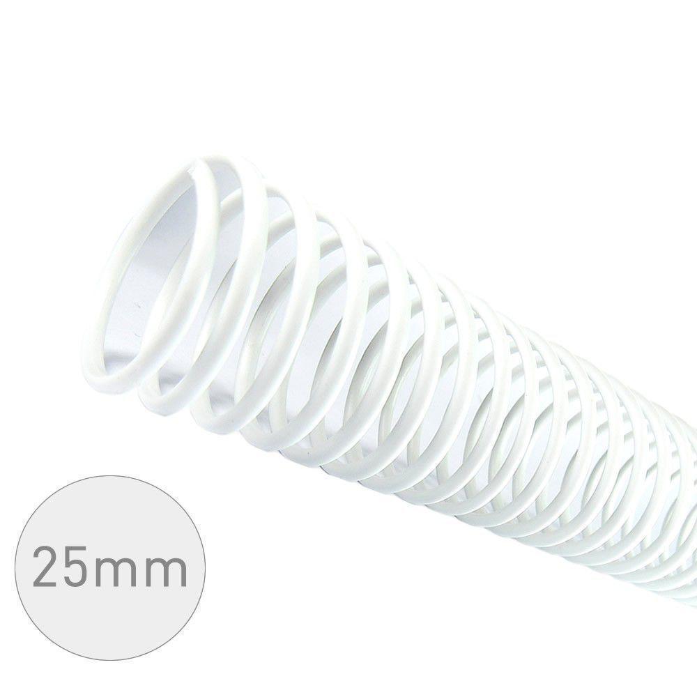 Espiral Para Encadernação Branco 25Mm 160 Folhas 45 Und - 2