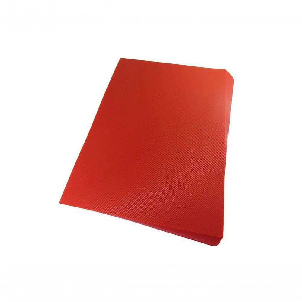 Capa Para Encadernação A4 Vermelha Pp Line 0,30Mm 100Un - 1