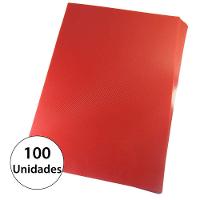 Capa Encadernação A3 Vermelha PP Line 0,30mm 100 Unidades - 2
