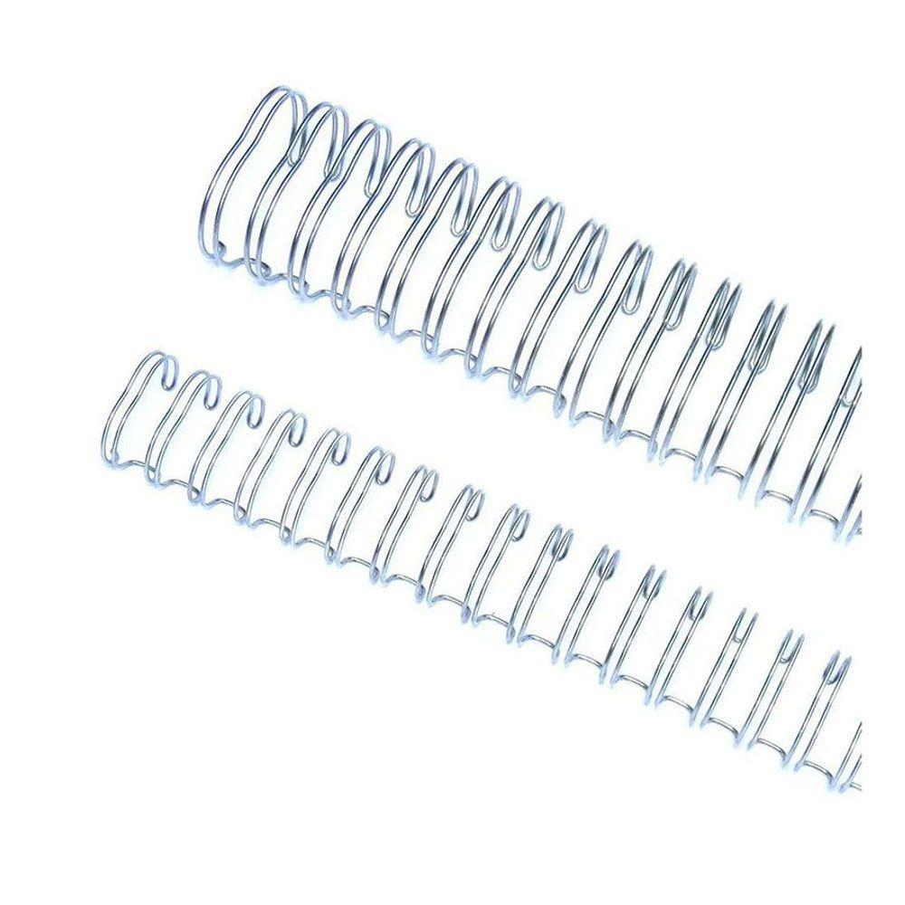 Wire-o 1´´1/8 250 Folhas Carta 2x1 Prata Silver 25 Unidades - 1
