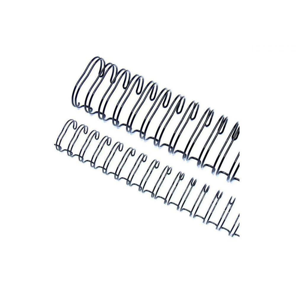 Wire-o Garra Duplo 5/16 50 Folhas A4 3x1 Preto 100 Unidades - 3