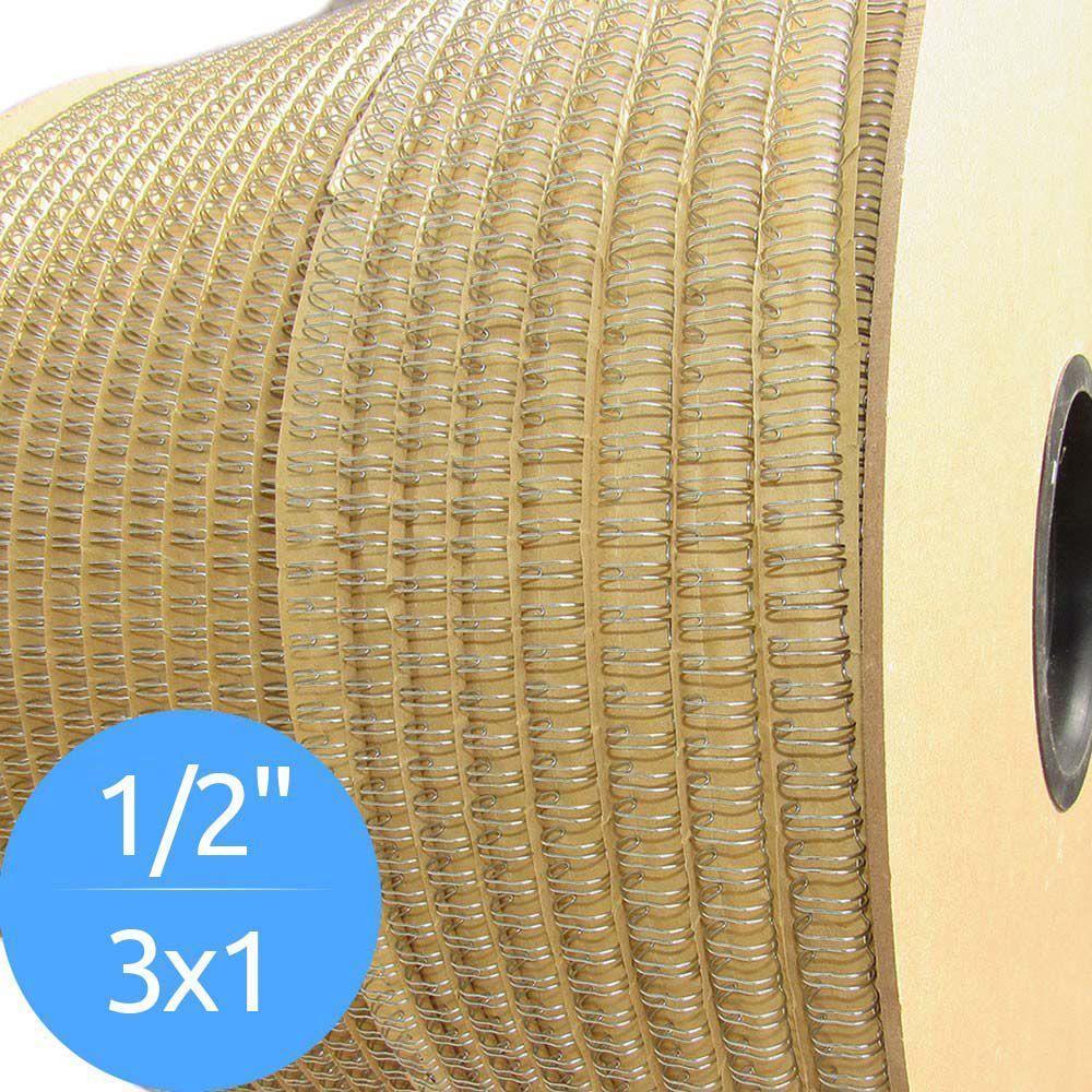 Bobina de Garras de Duplo Anel Wire-o 3x1 1/2 100 Folhas. - 5
