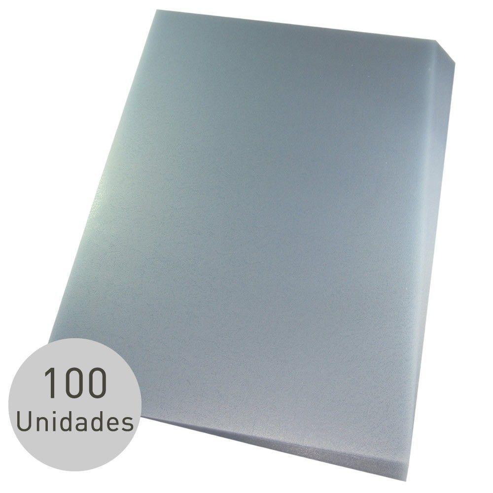 Capa para Encadernação A3 Transparente PP Couro 0,30mm 100un - 4