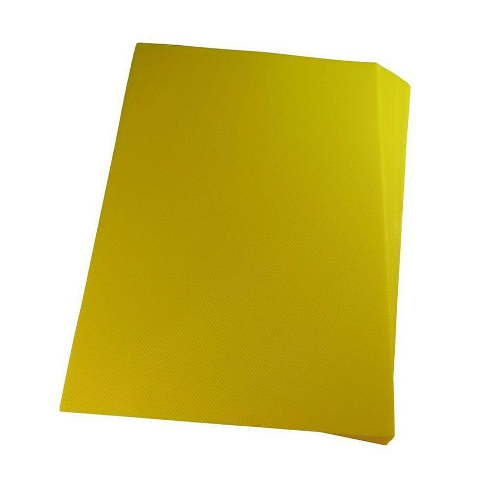 Capa para Encadernação A4 Amarela PP Line 0,30mm 100 Unidade - 1