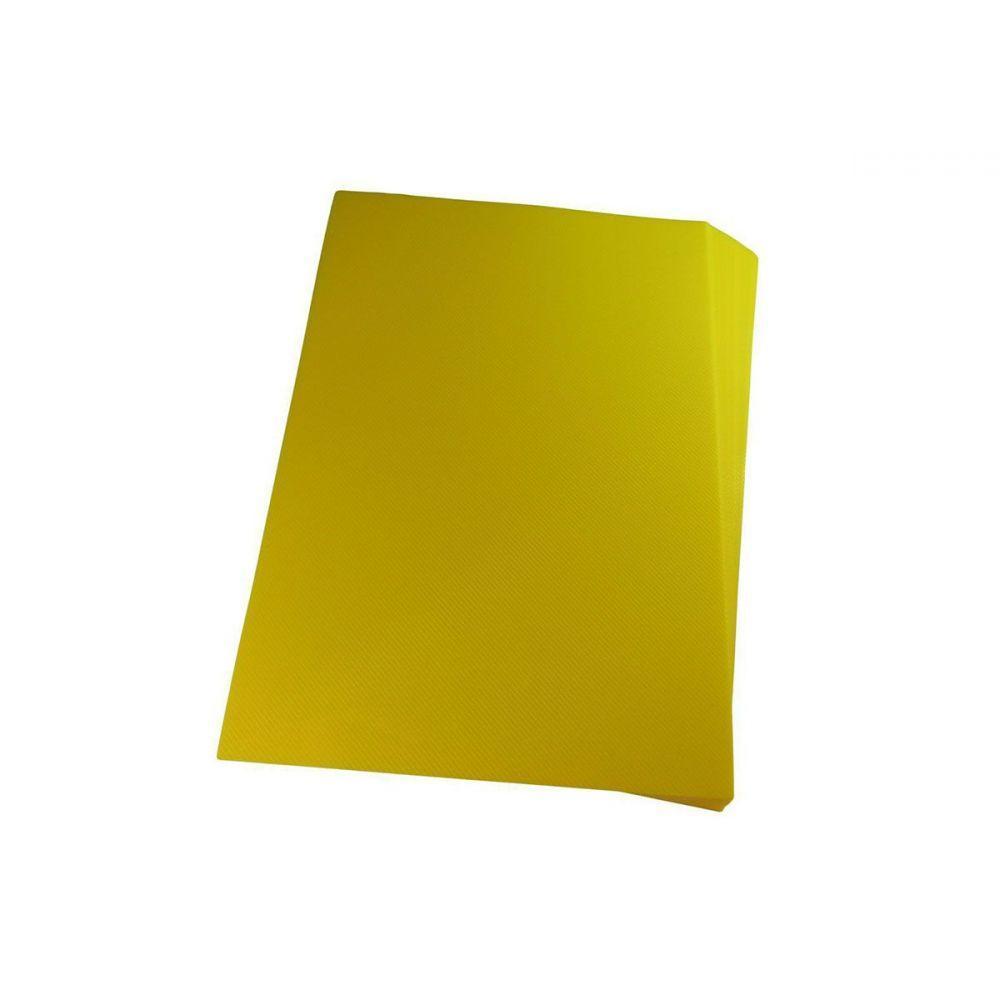 Capa para Encadernação A4 Amarela PP Line 0,30mm 100 Unidade - 3