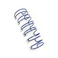 Wire-o Garra Duplo 1´´ 200 Folhas Carta 2x1 Azul 50 Unidades - 1