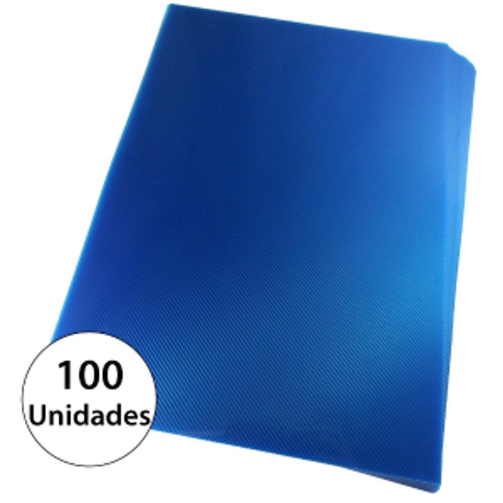 Capa Encadernação Ofício Azul PP Line 0,30mm 100 Unidades - 2